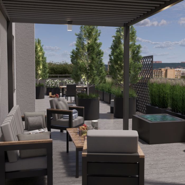 Prezentujemy jedną z najnowszych realizacji naszej firmy Ogrody – Bernard Jakubik, w której zajmujemy się kompleksowym projektowaniem ogrodów i aranżacją tarasów w Rzeszowie i okolicach.